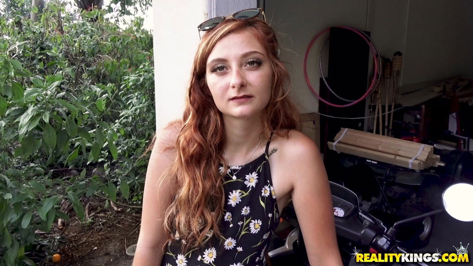 Kadence Marie is a slut with a flower in her hair craving a fuck