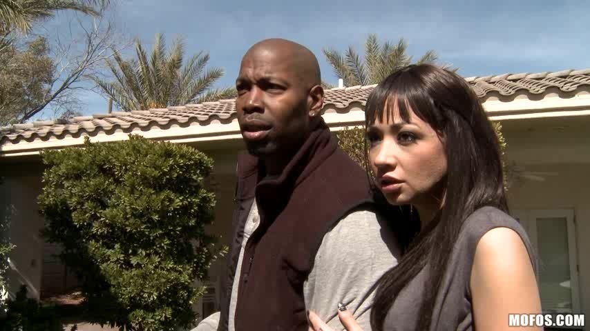 Velvet takes black dick interracial video