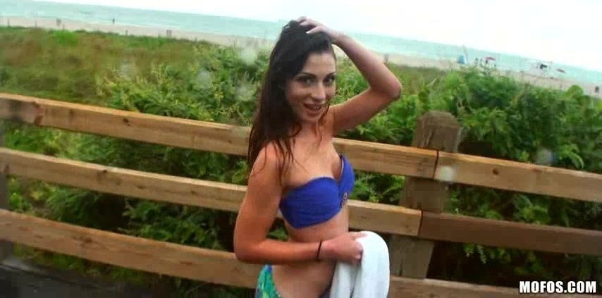 Amazing sex with the hot brunette Vanessa Sixxx