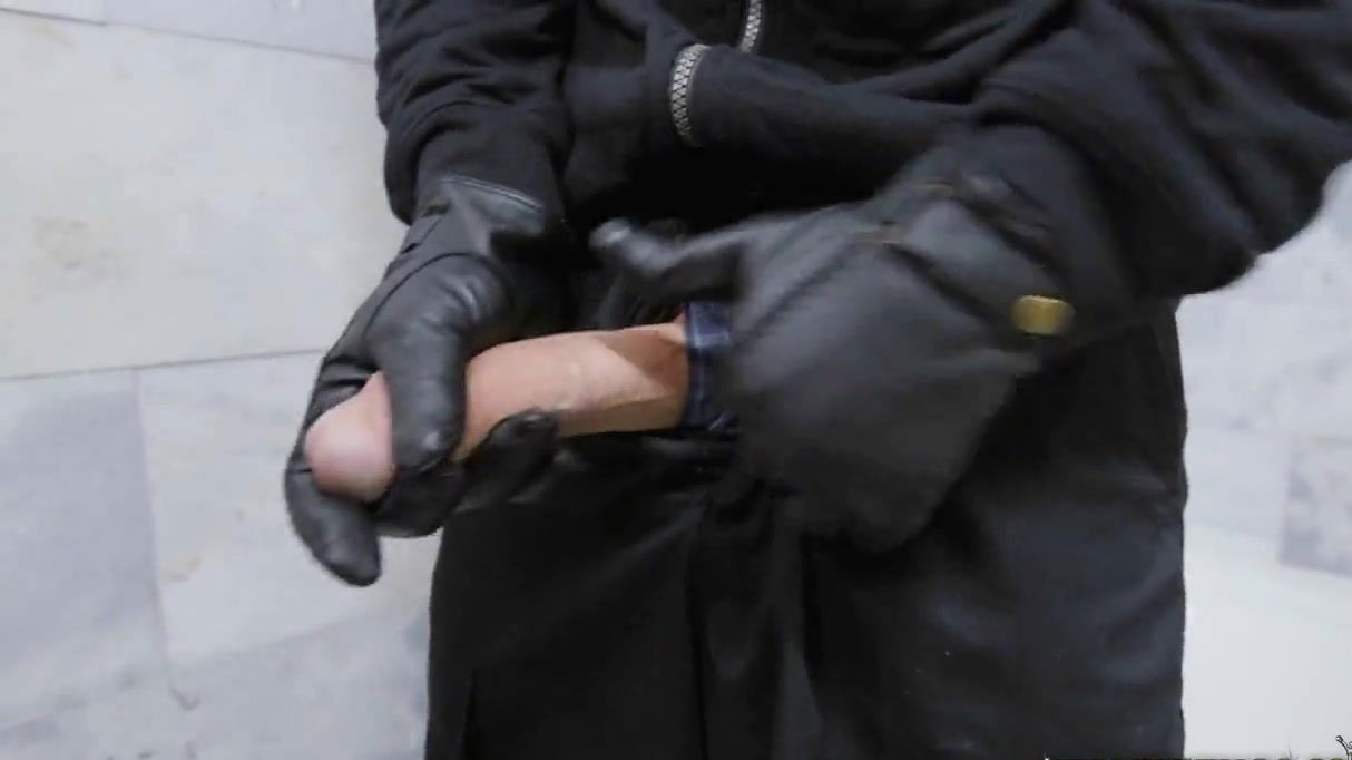 Curly ebony roughly fucked in the bathroom by a masked stranger