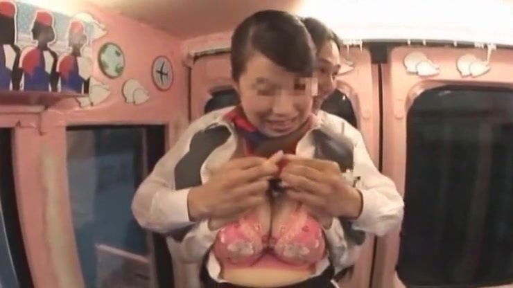 Best Japanese girl Reiko Asahina, Aoki Misora in Fabulous Ass, Car JAV clip