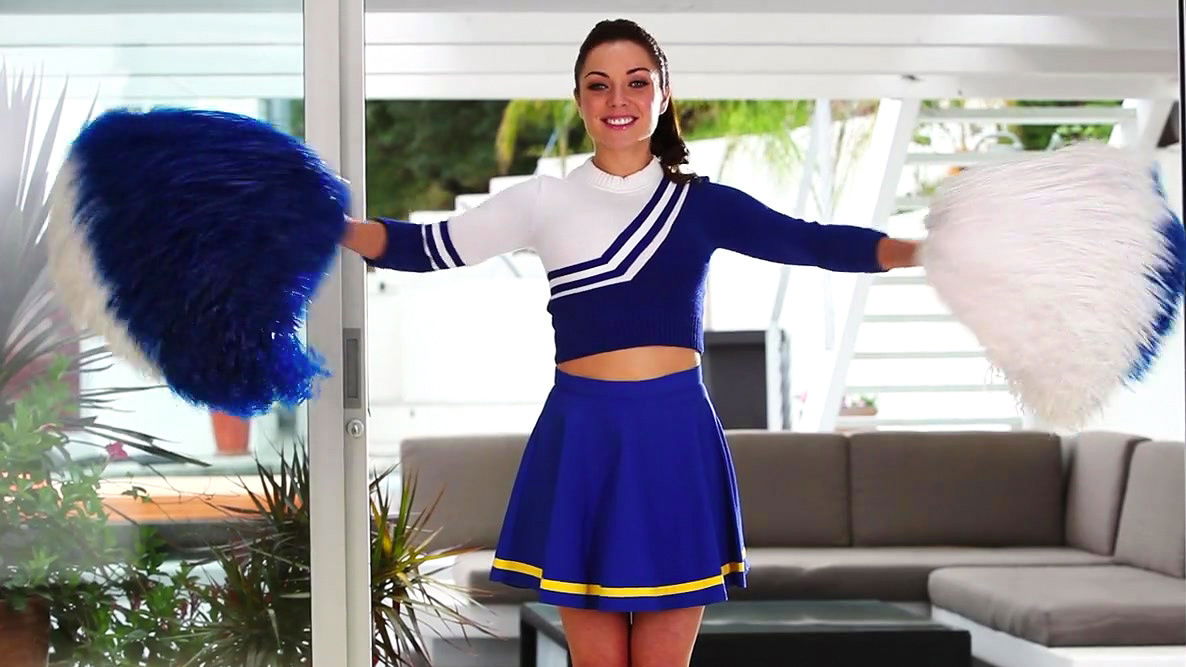 Busty teen likes to tease