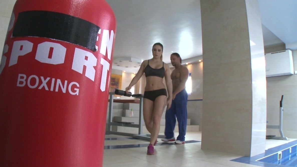 Big ass doll gets cock to stretch her ass the hard way