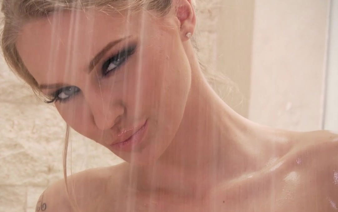 Blonde with perky tits, Staci Carr, gets fucked hard