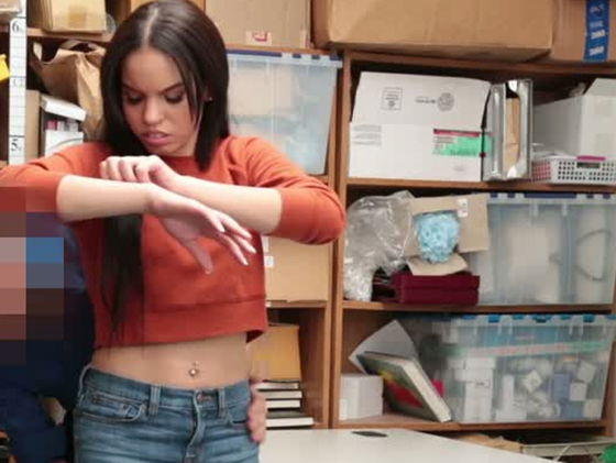 dark haired guilty chick Tory Bellamy flashes titties