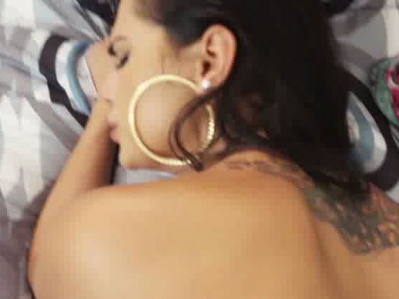 buttoned brunette lady Adrianna Reed gets muff attacked doggy reverse styles tough