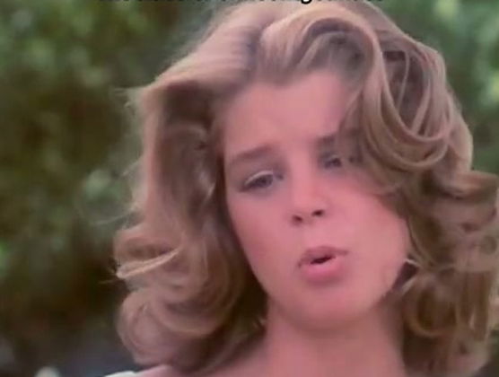 Beautiful lady Kristine DeBell gets sexually excited watching at kinky outdoor group sex