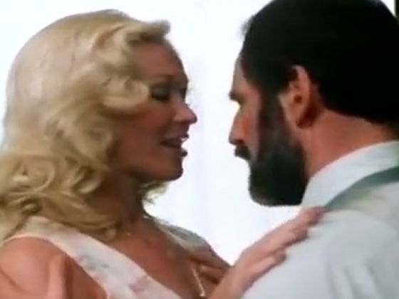 Sexalicious blonde MILF Jessie St James fucks Aaron Stuart in hell arousing retro porn clip