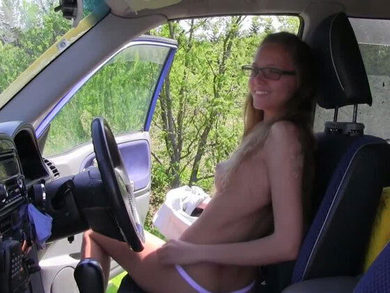 Horny lovers sunbathe nude