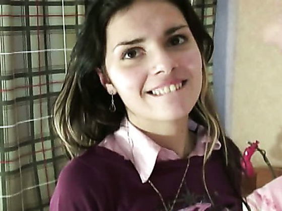 Skinny slut Analia Flores getting rammed hard doggystyle squeezes small