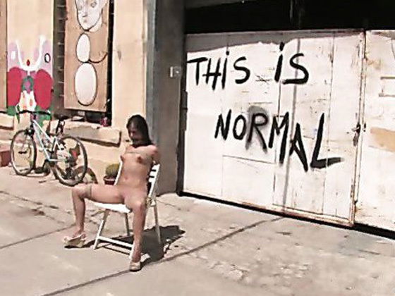 Susana Abril Fully Nude in Central Square