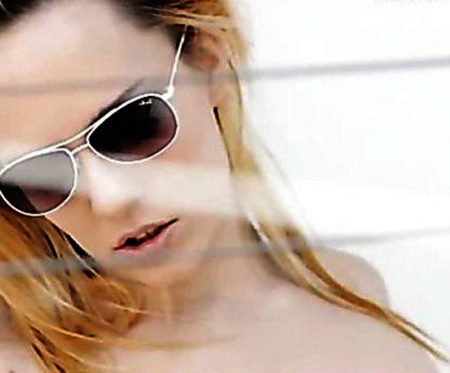 Leila beauties blue dreams on balcony