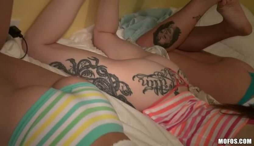 Naughty Slumber Party Christina Lina, Cyrus Blow, Indigo Augustine