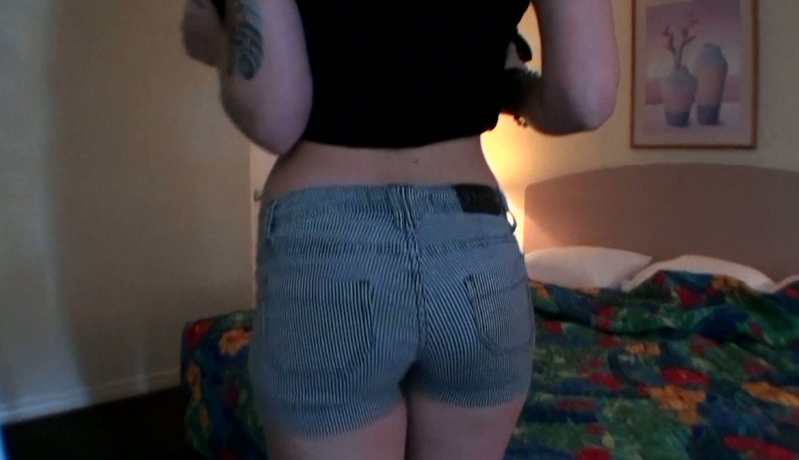 Concupiscent whore Lillian Feirah shows off her private parts