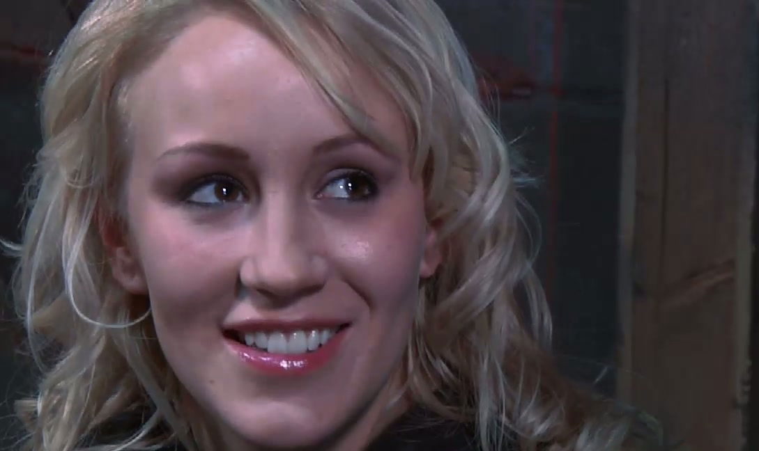 Blonde sweetie Sophie looks so innopcent her master needs to bound her