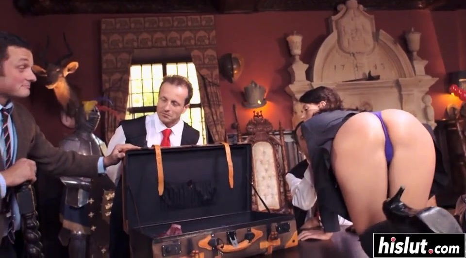 Fragile Teen Gangbanged By Older Men