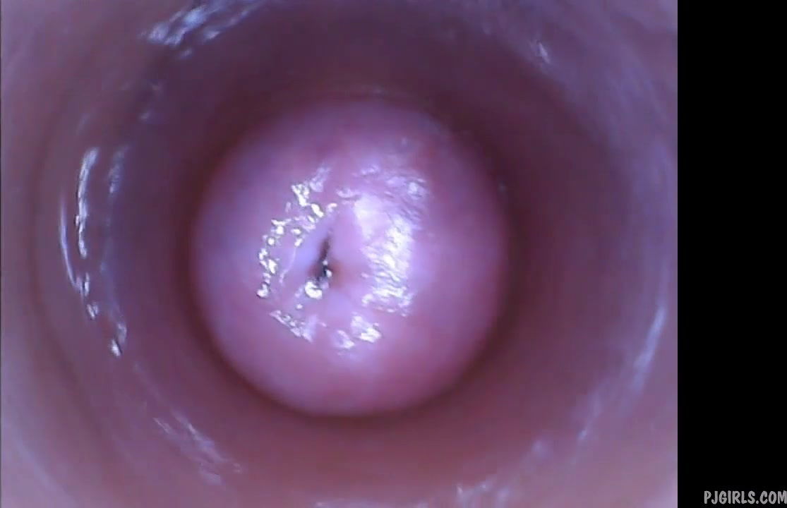 Kira with Internal Slit Camera Showing Insides Vagina