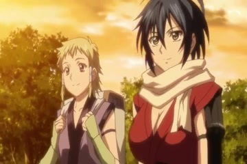 Cartoon characters talk about sex between the fights