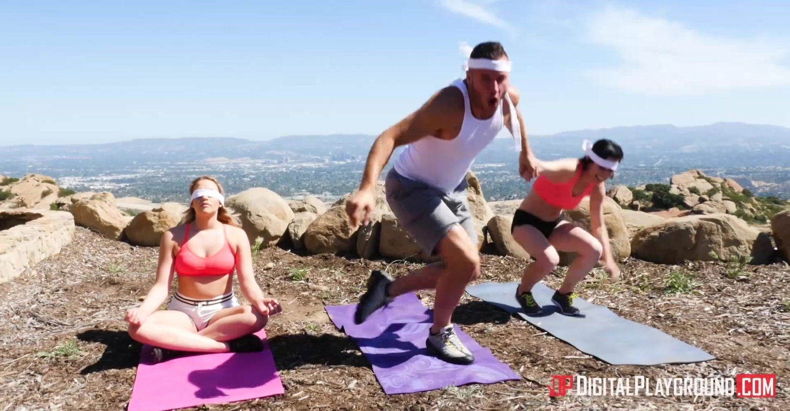 Olive Glass gets passionately fucked after yoga session