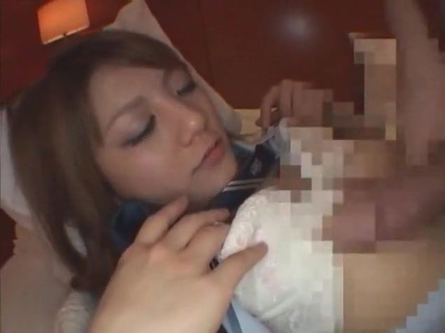 Horny Japanese slut Risa Tsukino in Hottest Handjobs JAV scene