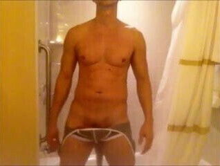 gray wrestling singlet bugle