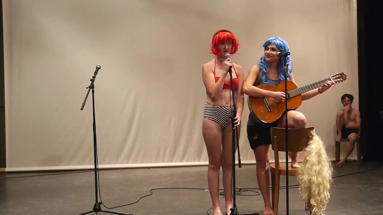 Naked on Stage Ann Liv Young and Students Art Performance 149