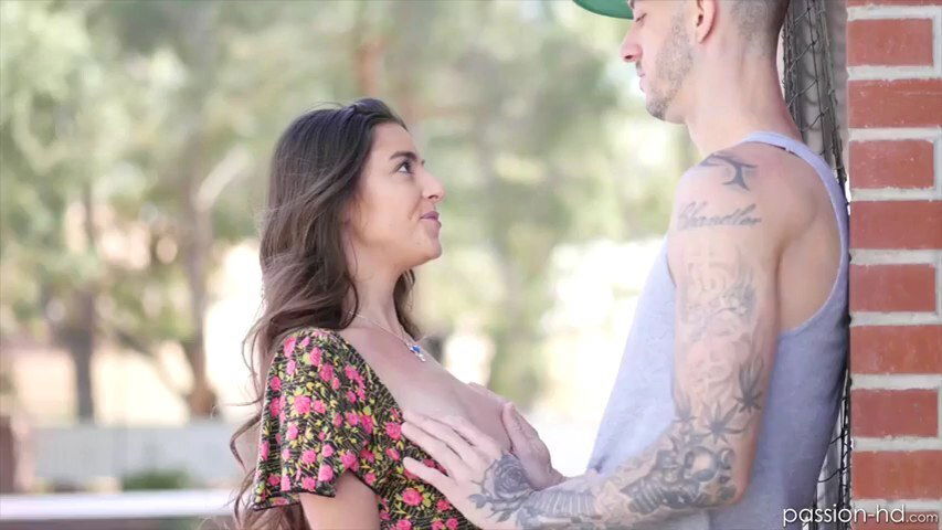 arielle faye peeked neighbor fucked outdoors