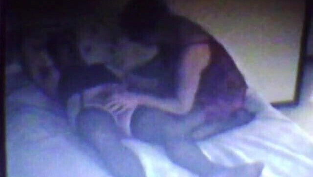 wife and hubby both in stockings fucking