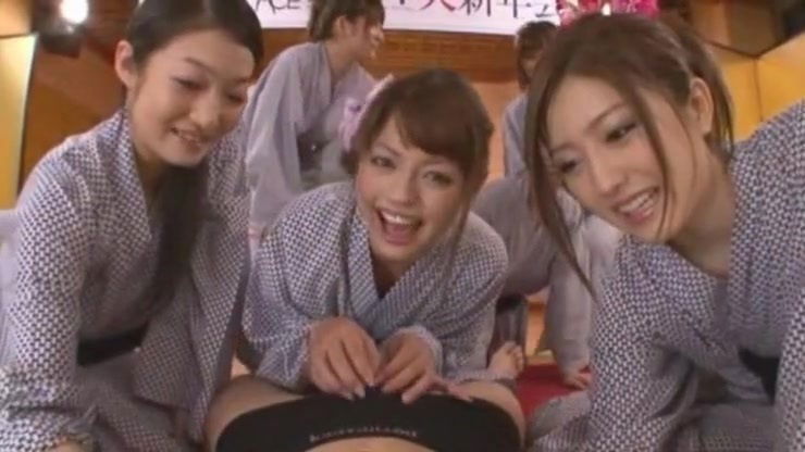 Exotic Japanese slut Risa Kasumi, Ai Haneda, Megu Fujiura in Incredible Babysitters, Handjobs JAV scene