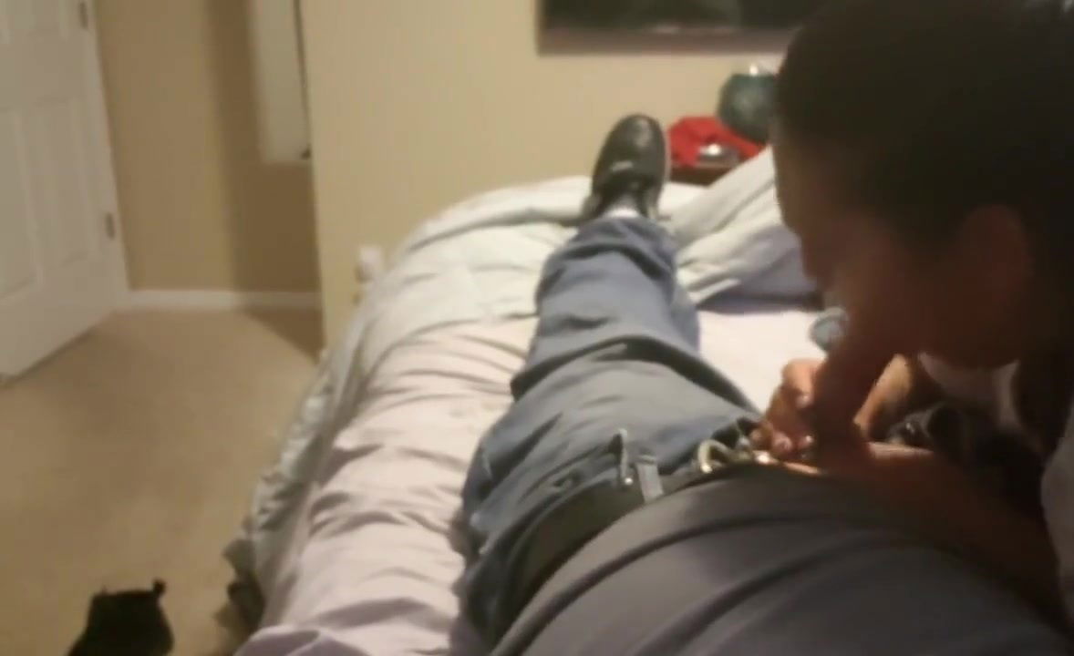 Mexican chick sucks cock gives hand job blow job swallows cum blowjob head