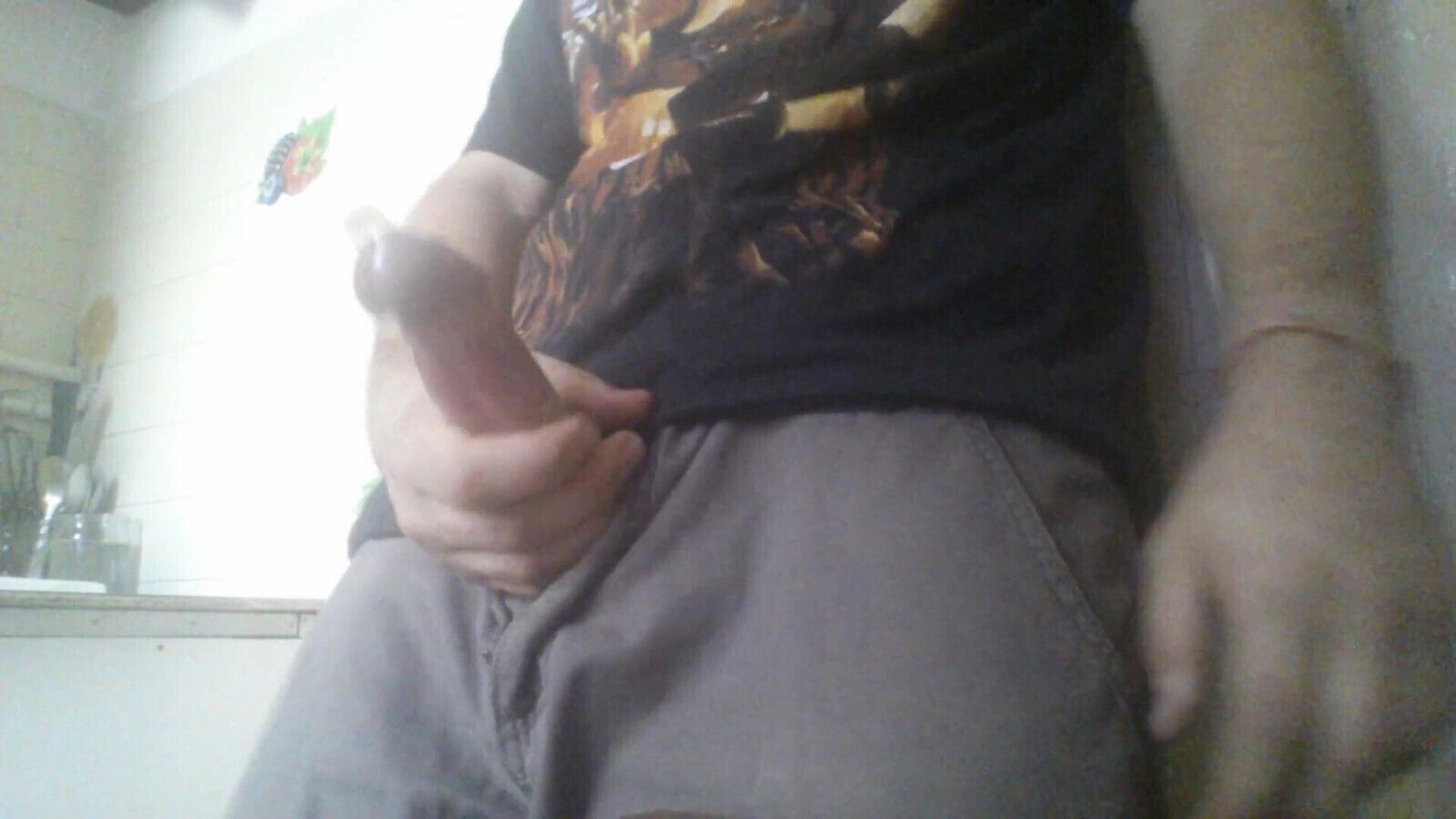 Hard quick condom cumshot gold ring