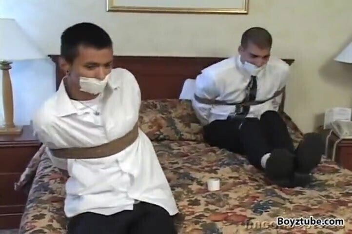 2 men tape gagged