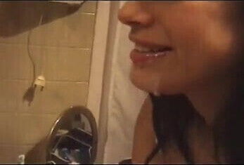 Latina suck a sweet tiny cock of hausband and make love