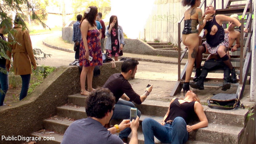 Anal Slut Humiliated And Fucked Outdoors - PublicDisgrace