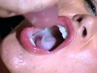 Kimberley Sexy Brunette Cheerleader Bukkake