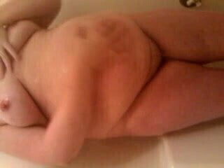 Wife Tilly lathering