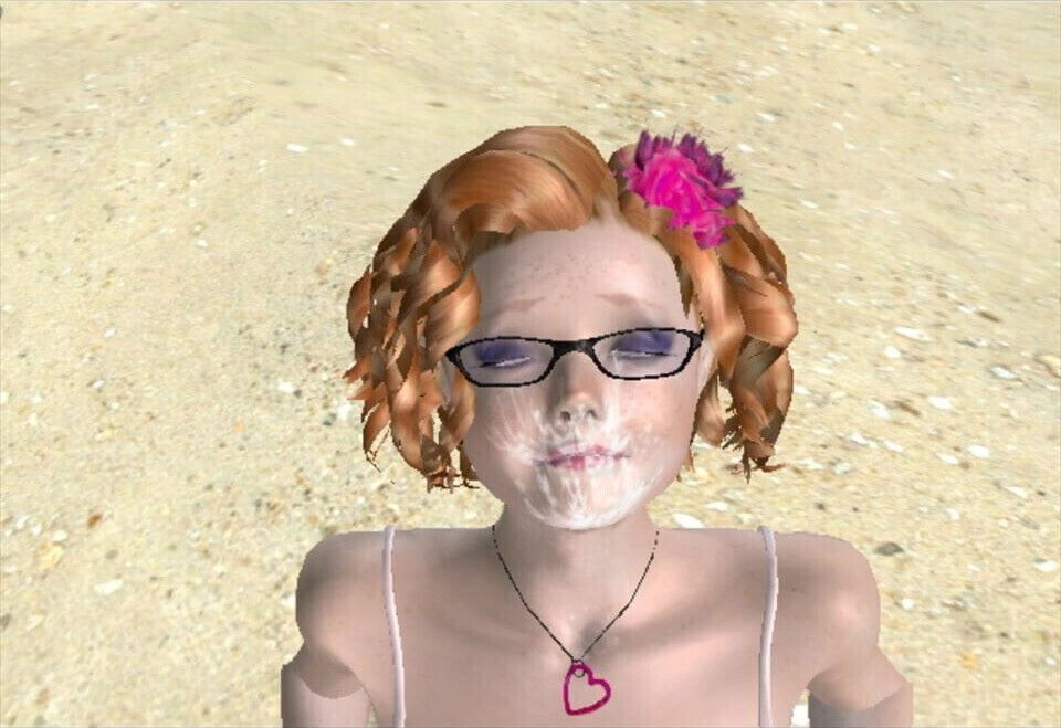 3D classic chubby facial tights beach nerd BBW MGTOW