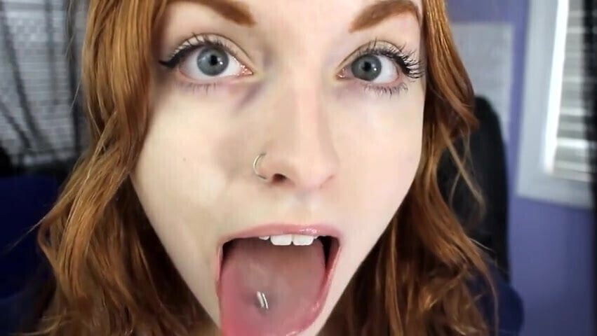 RedHead Tongue Fetish