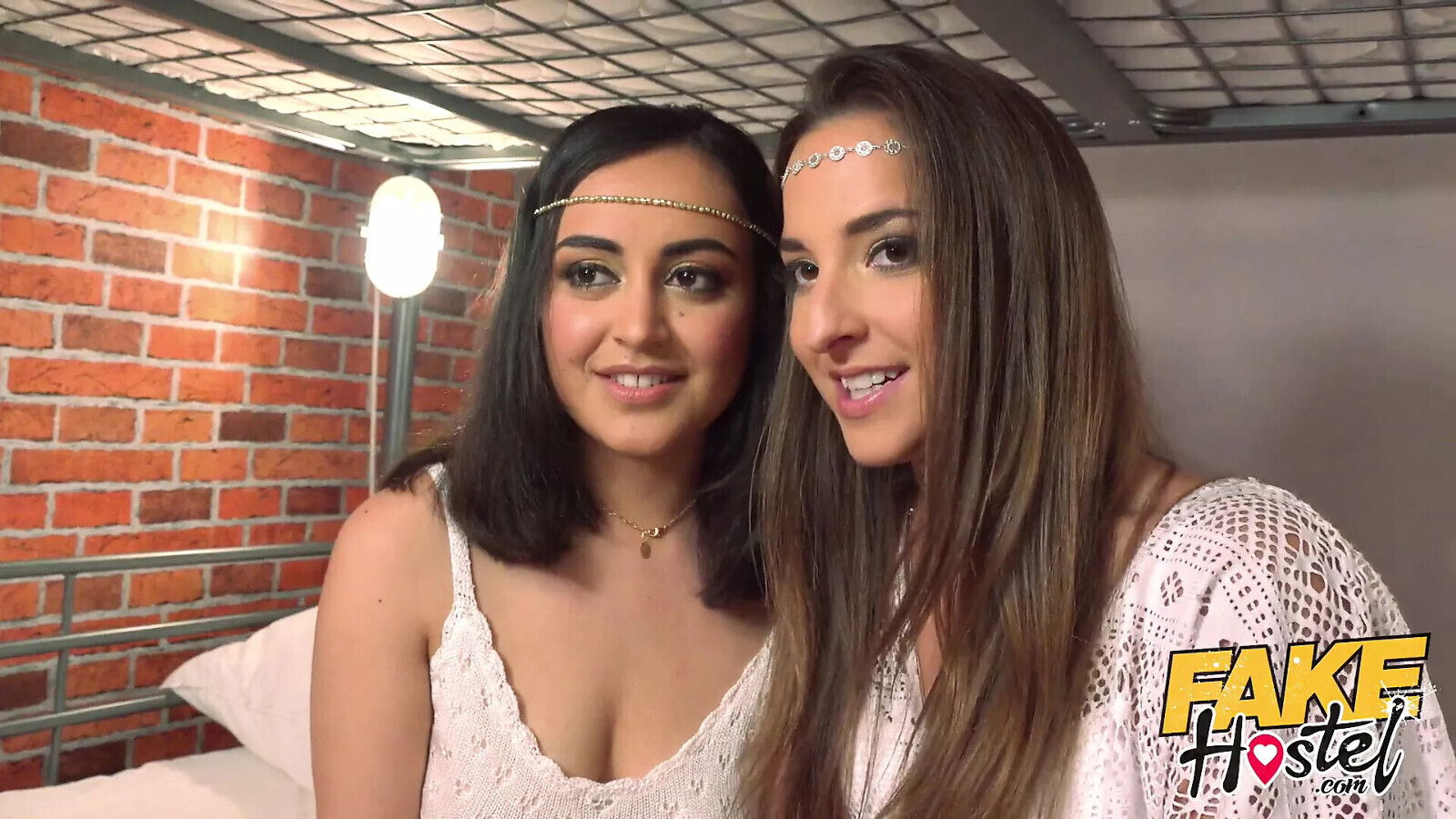 Fake Hostel Runaway middle eastern Princess sisters group