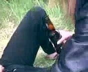 Polish amateur in street