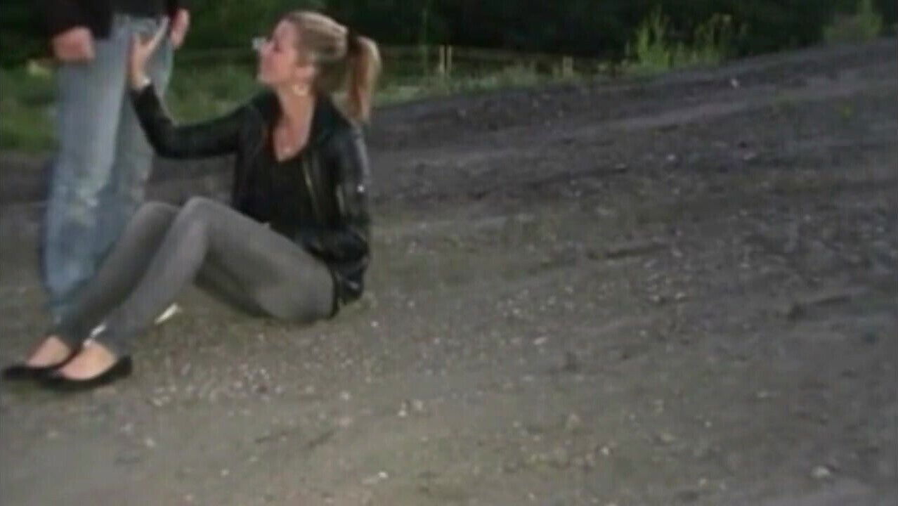 Lucky Fucked Horny Slut Street