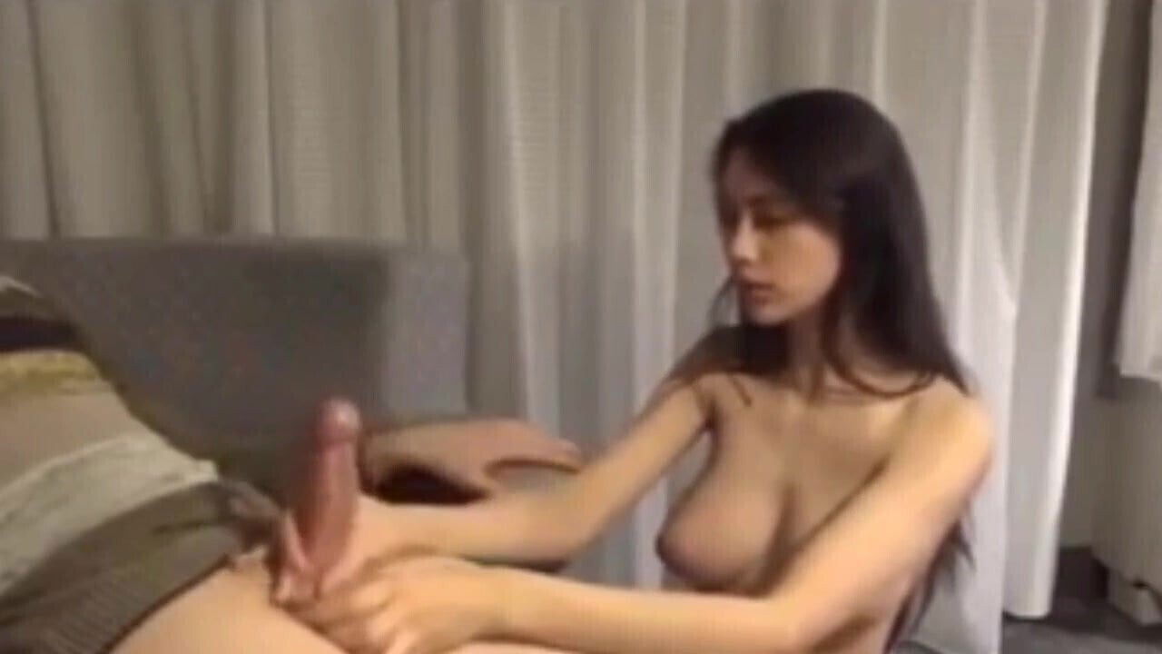 My Real Step Sister with Big Tits Sucks My Monster Cock