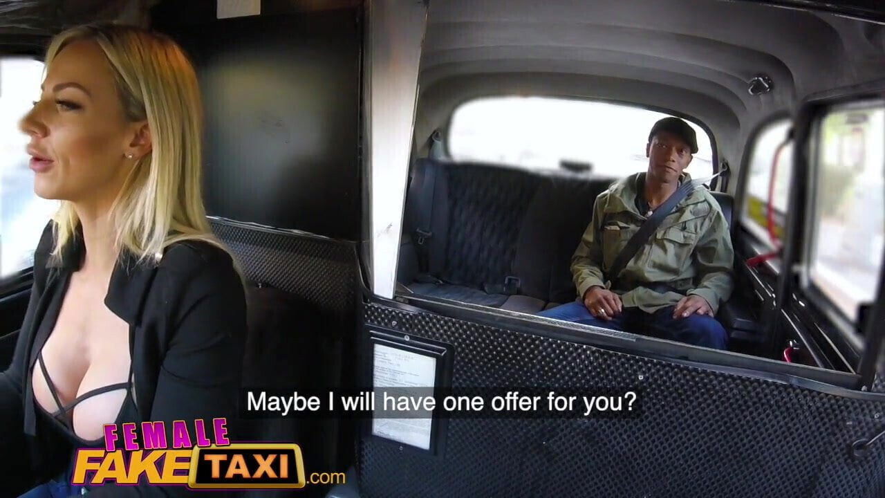 Female Fake Taxi Big tits sexy blonde fucked
