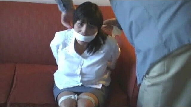 Masked Man Hogties Monica Pt1