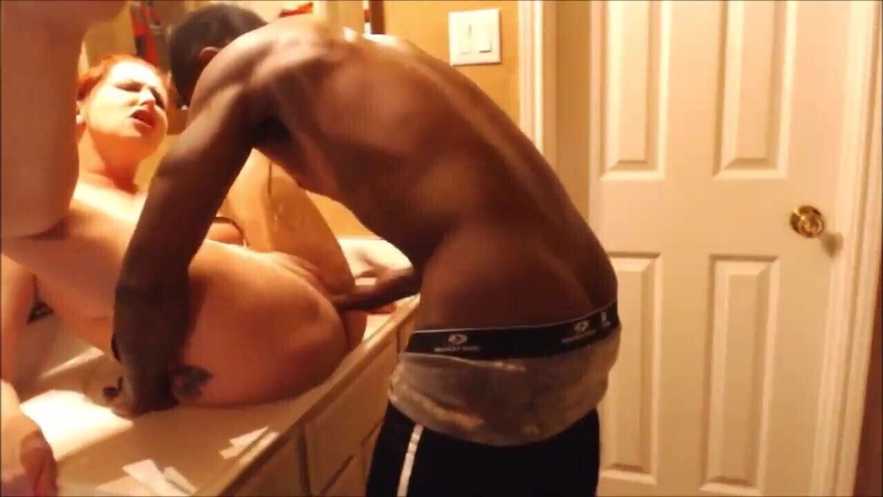 redhead wife hooking with black stud