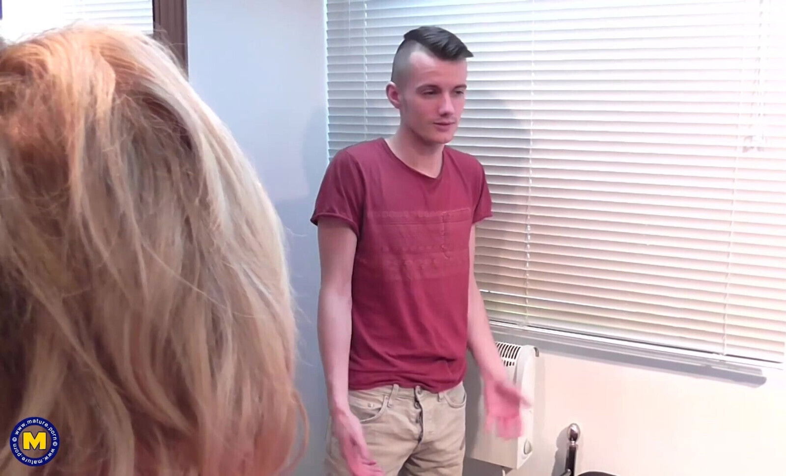 Mother blows and fucks teen son like a pro