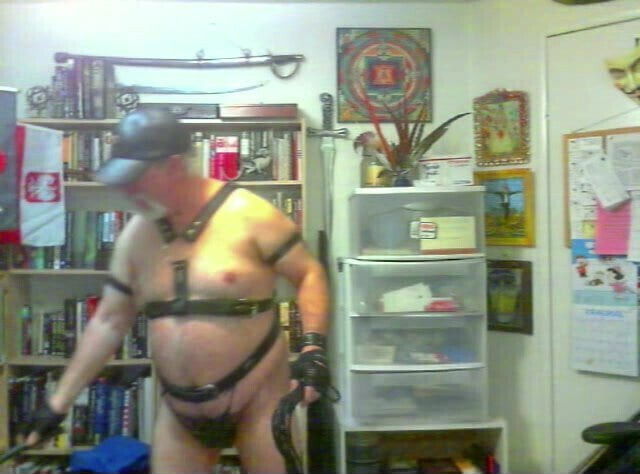 DavyBaby1 in Leather Bear Returns Pt 1