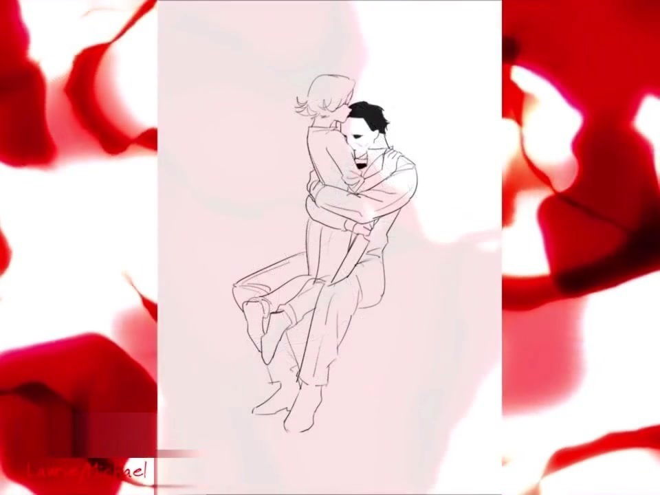 Michael Myers / Laurie Strode - Halloween Art