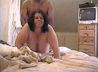 BBW takes it deep from behind (facial view)