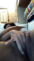 Spanish wife masturbating